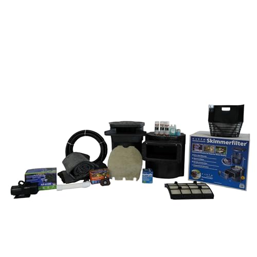 HALF OFF PONDS Savio Signature 6100 Complete Water Garden and Pond Kit with EPDM Liner Black