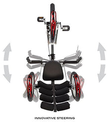 MOBO Cruiser Shift 3-Wheel Recumbent Bicycle Trike Black