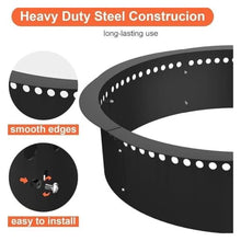 Outdoor Fire Pit Liner Ring Basin, 5pcs,Firepit
