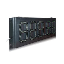 Race Timing Clock High Brightness Outdoor Waterproof Iron Box PCB Oil Price Board 8.888 Format Digital Gas Station Logo for Running Events Marathon Climbing (24 Inch Digital X)
