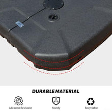OROTLECT Patio Umbrella Base With Wheels, Water & Sand Filled Weighted Base For Most Cantilever Offset Umbrella