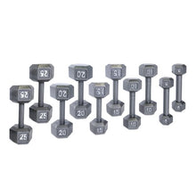 CAP Barbell Solid Hex Dumbbell Set with Rack (150 Pound) Gray