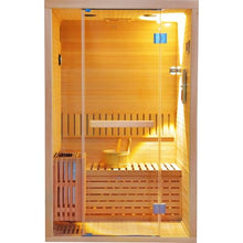 OUTEXER Traditional Steam Sauna 240V 3KW Home Spa Room for 2-3 Person