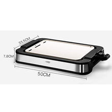 AFPSDLFJDLS Electric BBQ Smokeless Grill Rotisserie Griddle Catering Equipment Kebab Barbecue Plate Nonstick
