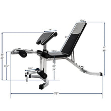 PRODCA Adjustable Weight Bench with Leg Extension - Olympic Utility Benches Black