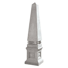 Design Toscano Neoclassical Obelisk Grand Garden Statue Ancient Ivory