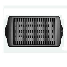 OISNGWNG Electric Indoor Grill & Searing with BBQ Barbecue Oven Roasting Pan Temperature Control for Indoor/Outdoor Camp, 1200W、black