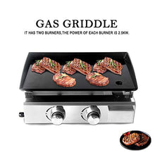 TEOYETTSF BBQ 3/4 Burners Gas Grills Steak Beaf Frying Griddle Plancha Iron Cooking Plate Outdoor Teppanyaki Tools