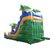 TentandTable 15FT Commercial Inflatable Water Slide & Blower Tropical Green