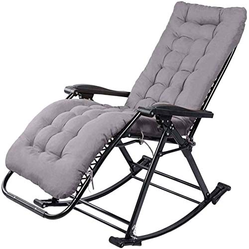 IIPOSAQQ Comfortable Sofa Outdoor Reclining Zero Chair Extra Wide Adjustable Lounger Chair for Patio Garden Beach Pool with Cushions Support 200kg