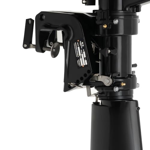 DNYSYSJ 4 Stroke Outboard Motor Boat Engine 6.5HP Water Cooling System Black