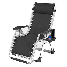 Chair Zero Gravity Lounge Chair Portable Recliner,Oversized Adjustable Reclining,Portable Zero Gravity Recliner Lounge Chairs,Padded Seat & Free Reclining Angle with Lock, for Lawn Beach Patio Poo