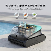Beatbot Sora 10 Cordless Pool Vacuum Robot for Inground & Above Ground Pools, 6800 GPH Suction, Floor/Wall/Waterline/Shallow Area Cleaning, Waterline Parking, 300 Mins Runtime, Mint Green