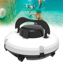 EliteBloom Electric Pool Cleaning Robot,Pool Vacuum Lasts 120 Mins, Self-Parking,Robotic Pool Cleaner Support Self-Parking for above Ground/Inground Pool 860 Sq.Ft