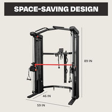 Inspire Fitness Home Gym Functional Trainer with Selectorized Smith Bar Black