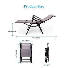 YYBOES Sun Loungers,Heavy Duty Sun Lounger Chair Garden Furniture,Camping Garden Deck Chairs Folding Recliner Reclining Waterproof Chaise Loungers Metal for Outdoor Office Needed