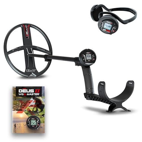 XP Deus II WS6ST Master: FMF 13x11 Coil, Headphones, Metal Detector Adults