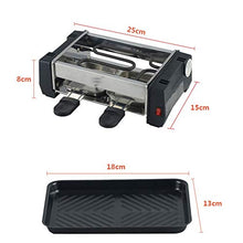 AFPSDLFJDLS Multifunction Electric Griddles Smokeless Barbecue Non Stick Mini Grill for Picnic