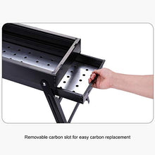 New Large BBQ Barbecue Grill Folding Portable Charcoal Outdoor Camping Picnic Burner Foldable Oven