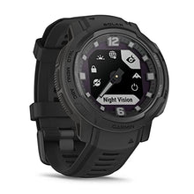 PlayBetter Garmin Instinct Crossover Solar Tactical Hybrid Smart Watch Black