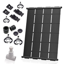 SolarPoolSupply Industrial DIY Solar Pool Heater Kit with High-Wind Mounting & Freeze Resistance - Includes 3 Solar Panels