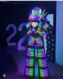 Earthradius Pixels RGB Luminous LED Robot Suit Multicolored (Medium)