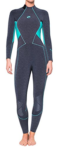 Bare Evoke 3mm Full Wetsuit Aqua Blue