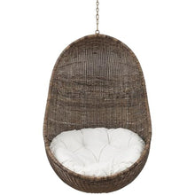 Outdoor Escape Beige Outdoor Patio Chair Without Stand, Swing & Hammock Chair, Durable Design, Casual Relaxation, Stylish Backyard Lounge Furniture
