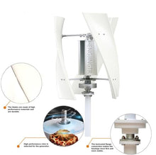 HENGJINGTR 3000W Wind Turbine Power Generator, 220V-12V Permanent Maglev Wind Turbine with MPPT Controller Suitable for Outdoor Wind Power Systems in Courtyards,24v