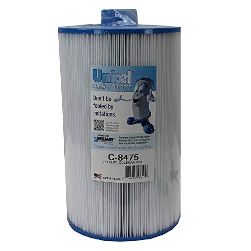 Unicel Spa Filter Cartridge 75 Sq Ft 10 Pack White