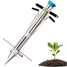 Bulb Planter Set， Handled Long Garden Bulb Planter Tools and Vegetable Seedling Tool Manual Plant Transplanter for Greens Onion Radish Beets Lettuce Multi-Functional