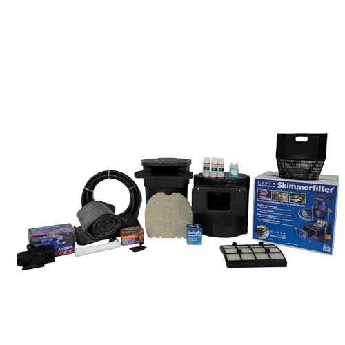 HALF OFF PONDS Savio Signature 5200 Complete Water Garden and Pond Kit with EPDM Liner Black 20ft x 20ft