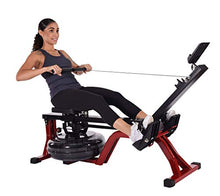 Stamina X Water Rowing Machine with Fitness Coaching App Black / Red