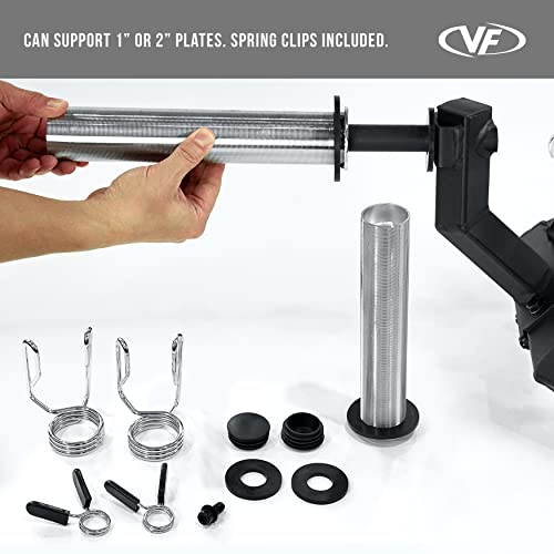Valor Fitness OB-HEX Super Hex Trap Bar Black and Chrome