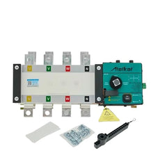 ATS 4P 100A 160A 250A Generator Dual Power Automatic Transfer Switch 220V Control Voltage Electric Diesel Genset Parts(125A 4P)