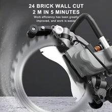 JDXQBLD Handheld Chainsaw, 5000W Electric Ring Saw Wall Cutting Machine, Brushless Concrete Cutter, Electric Cut-Off Saw