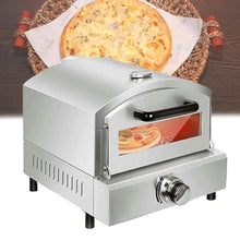 Outdoor Gas Pizza Oven, Portable Gas Pizza Oven with 12in Pizza Stone for Outside Cooking, Backyard Pizza Maker, for Outdoor Kitchen and Party