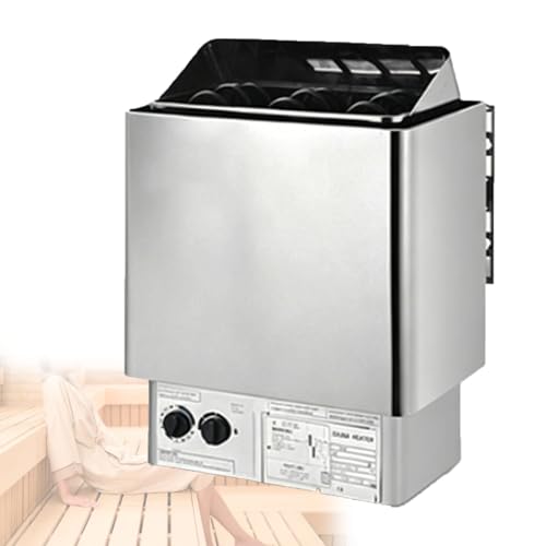 Electric Sauna Stove, Sauna Heater with Built-in Controller, 3h Timer and Adjustable Temp, Wall-Mounted Dry Steam Stove for Hotel Spa Shower 8KW-In380