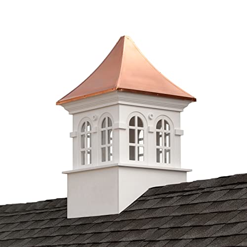 Good Directions Smithsonian Stafford Vinyl Cupola 26" x 43" White