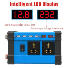 OLONETO 4000W Solar Generator Kit 12V to 50HZ/60HZ Inverter with 30A Controller + 18W/36W Solar Panel for Home Backup, RV, Off-Grid Power System(50HZ,B)