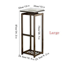 JIQHOHX Statue Base Plant Stand Indoor Wooden Potted Plant Stand Vase Base Decorative Flower Pot Rack Indoor Flower Pot Rack Flower Pot Container Display Stand Vase Display Stands Pedestal,C87cm