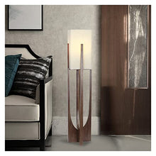 KEG801302 Solid Wood Floor Lamp Wooden (Without Light Source) Tall Light(Walnut,Small)