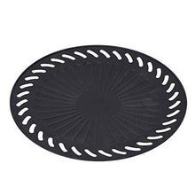 CGTENBS Round Grill Wok, Accessory Barbecue Tools for Cooking Vegetables, Shrimp, Meat, Outdoor Camping Cookware