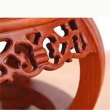 QUANGJN Pcs Plants Saucers Solid Wood Ornaments Round Vase Bonsai Stand Base Fish Tank Base Wooden Tray Plant Pot Saucers,