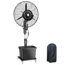 USZWBY Outdoor Misting Cooling Fan with 90° Oscillation and Water Spray for Enhanced Airflow and Humidity in Large Spaces(750Mm)