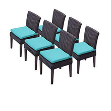 TK Classics TKC Venice Wicker Patio Dining Chairs Set of 6 Aruba