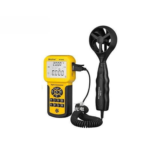 FRAHS Digital Anemometer, Handheld Airflow Wind Meter Backlight Wind Speed Anemometer, Backlight Wind Speed Meter for Measuring Wind Speed