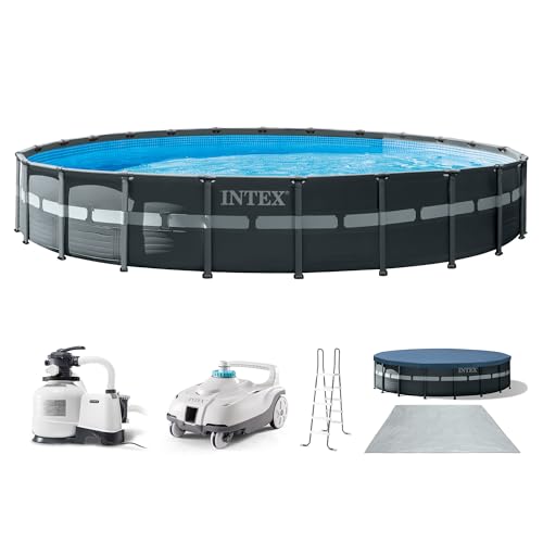 INTEX Ultra XTR 24ft x 52in Above Ground Swimming Pool Set Bundle