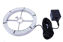Custom Pro 3000 Floating Pond Aerator and Fountain with Multi Tier Nozzle and LED Light Ring Multicolor
