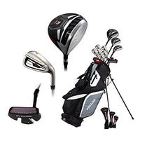 Precise Left Handed M5 Golf Club Set for Tall Men Black/Red